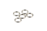 Split RINGS-- 925 Sterling silver--5.2mm and 6.2mm