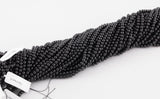 4mm Natural Spinel AAA Quality Smooth Round 15.5 inches Long strand - Tiny Beads - Wholesale Bulk