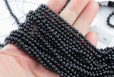4mm Natural Spinel AAA Quality Smooth Round 15.5 inches Long strand - Tiny Beads - Wholesale Bulk