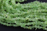 30"-32" Green Catseye Chips Beads 6mm - 8mm - 32 inch Strand Gemstone Beads