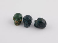 1" Skulls Gemstone Skulls Skull 1 inch natural crystal crystals rose quartz agate amazonite onyx labradorite opal sodalite jade aventurine