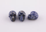 1 Pc Natural Sodalite Skull Skulls ~1" - Self Standing - Not Drilled