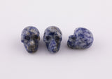 1 Pc Natural Sodalite Skull Skulls ~1" - Self Standing - Not Drilled