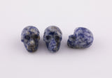 1 Pc Natural Sodalite Skull Skulls ~1" - Self Standing - Not Drilled