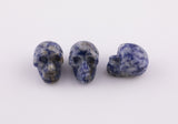 1 Pc Natural Sodalite Skull Skulls ~1" - Self Standing - Not Drilled