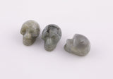 1 Pc Natural Labradorite Skull Skulls ~1" - Self Standing - Not Drilled