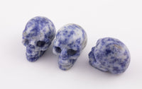 1 Pc Natural Sodalite Stone Skull Shape- 1.5 inches