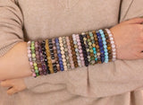 Crystal Bracelet *Selection i* Large Beautiful Bracelets Selection Bracelet 8mm Stretchy String Bracelet Handmade Jewelry Bracelet