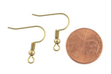 Brass ear hook-Earring copper accessories-Earring connector-Brass earring charms-Earring pendant-Brass -Ear wire shape earrings-16mm
