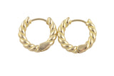 Circle Earring Round Hoops- Solid Brass