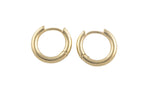 Circle Earring Round Hoops- Solid Brass