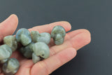 1 Pc Natural Labradorite Skull Skulls ~1" - Self Standing - Not Drilled
