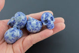 1 Pc Natural Sodalite Stone Skull Shape- 1.5 inches