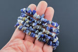 Natural Sodalite Stretchy String Bracelet Natural Gemstone Crystal Bracelets Handmade Jewelry Bracelet Crystal Bracelet