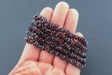 Natural Garnet Stretchy String Bracelet Natural Gemstone Crystal Bracelets Handmade Jewelry Bracelet Crystal Bracelet