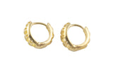 Circle Earring Round Hoops- Solid Brass