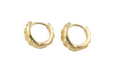 Circle Earring Round Hoops- Solid Brass