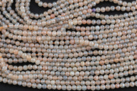 Mystic Silverite Moonstone Full Strands-15.5 inches-3mm- Nice Size Hole- Diamond Cutting, High Facets- Nice and Sparkly- Faceted Round