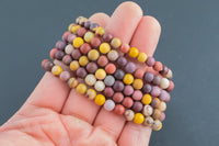 Mookaite Bracelet 6mm Jasper Stretchy String 6 mm Round Bead Bracelet Handmade Jewelry Bracelet Crystal Bracelet