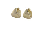 Teardrop Earring Round Teardrop Shaped Hoops- Solid Brass