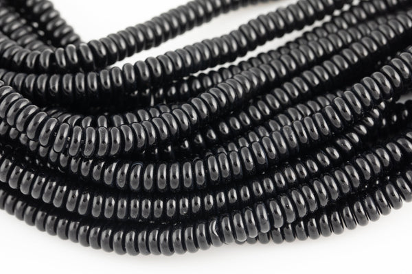 Natural Onyx , High Quality in Smooth Saucer Roundel, Flat Rondel 15 Inches