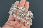 Natural Phantom Quartz Stretchy String Bracelet Natural Gemstone Crystal Bracelets Handmade Jewelry Bracelet