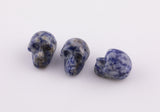 1 Pc Natural Sodalite Skull Skulls ~1" - Self Standing - Not Drilled