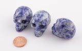 1 Pc Natural Sodalite Stone Skull Shape- 1.5 inches
