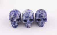 1 Pc Natural Sodalite Stone Skull Shape- 1.5 inches