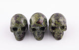 1 Pc Natural Bloodstone Stone Skull Shape- 1.5 inches