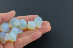 1 Pc Opalite Quartz Skull Skulls ~1" - Self Standing - Not Drilled