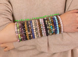 Crystal Bracelet *Selection i* Large Beautiful Bracelets Selection Bracelet 8mm Stretchy String Bracelet Handmade Jewelry Bracelet