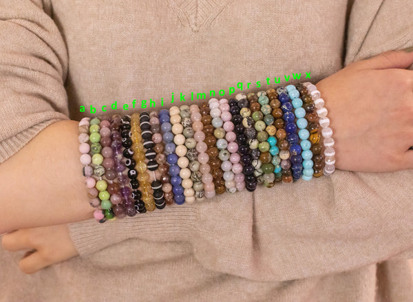 Crystal Bracelet *Selection i* Large Beautiful Bracelets Selection Bracelet 8mm Stretchy String Bracelet Handmade Jewelry Bracelet