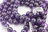 16mm Amethyst Beads Large Amethyst AA Quality Beautiful Large Amethyst Beads 15.5"