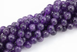 14mm Amethyst Beads Large Amethyst AA Quality Beautiful Large Amethyst Beads 15.5"