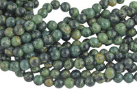 Natural Kambaba Jasper Beads Round 4mm, 6mm, 8mm, 10mm, 12mm High Quality Loose Beads Full 15.5 Inch Strand Smooth Gemstone Beads