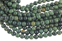 Natural Kambaba Jasper Beads Round 4mm, 6mm, 8mm, 10mm, 12mm High Quality Loose Beads Full 15.5 Inch Strand Smooth Gemstone Beads