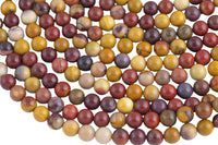 Smooth Mookaite Jasper Beads Round sizes 4mm, 6mm, 8mm, 10mm, 12mm, 14mm- Full 15.5 Inch Strand- AAA Quality AAA Quality Gemstone Beads