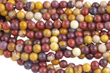 Smooth Mookaite Jasper Beads Round sizes 4mm, 6mm, 8mm, 10mm, 12mm, 14mm- Full 15.5 Inch Strand- AAA Quality AAA Quality Gemstone Beads