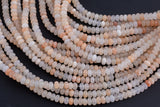 Natural Pink Aventurine, High Quality in Roundel, 6mm, 8mm- Full 15.5 Inch Strand-Full Strand 15.5 inch Strand Smooth Gemstone Beads