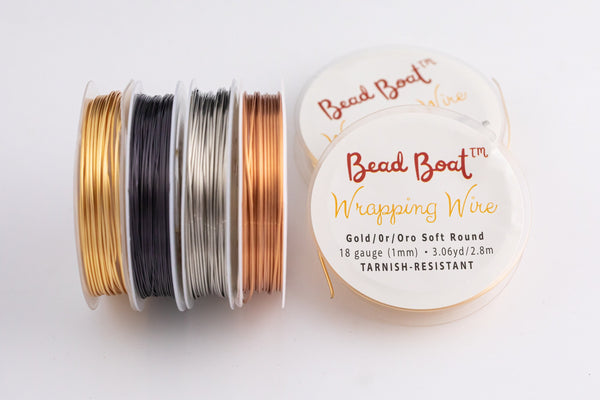 High Quality !! Wire Wrapping Wire Tarnish Resistant Beadboat Brand Beadsmith High Quality Beautiful Color Gold 18ga 20ga 22ga 24ga 26ga 28g