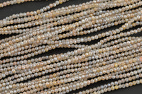 Mystic Silverite Moonstone Full Strands-15.5 inches-2mm- Nice Size Hole- Diamond Cutting, High Facets- Nice and Sparkly- Faceted Round