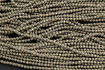 Natural Pyrite Faceted round Beads Full Strands. 3mm, 4mm, 6mm, 8mm, 10mm- Nice Size Hole- DIamond Cutting! AAA Quality Gemstone Beads