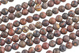 Natural Leopard Skin Jasper Beads Full Strand 15.5 Inches Long AAA Quality