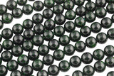 Green Goldstone Sandstone Grade AAA Round Beads. Full 15.5 Inch strand 4mm, 6mm, 8mm, 10mm, or 12mm AAA Quality Smooth