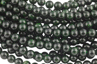 Green Goldstone Sandstone Grade AAA Round Beads. Full 15.5 Inch strand 4mm, 6mm, 8mm, 10mm, or 12mm AAA Quality Smooth