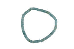 Blue Quartz- 2x4mm Heishi Stretchy Bracelet- 7 inches