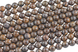 Natural Bronzite A-Grade - High Quality in Faceted Round, 6mm, 8mm, 10mm, 12mm Gemstone Beads