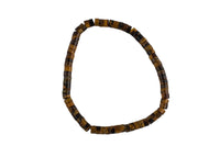 Natural Tiger Eye- 2x4mm Heishi Stretchy Bracelet- 7 inches