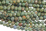 NATURAL Rhyolite Rain forest Jasper AAA Grade Rhyolite Round Full Strand 6mm, 8mm, 10mm, 12mm, 14mm, 16mm, 18mm, 20mm- Full 15.5 Inch Strand